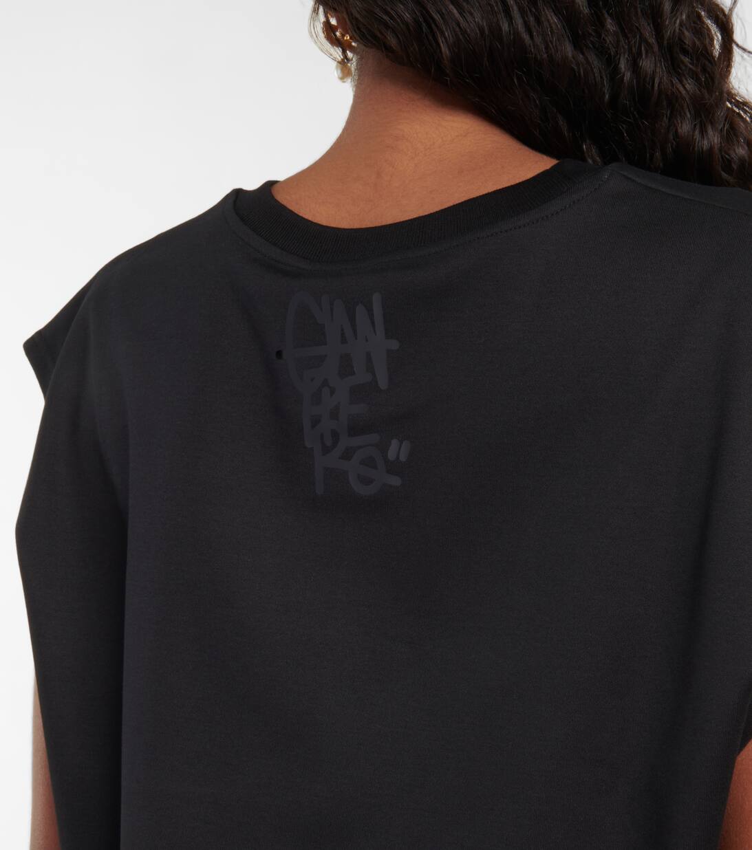 X Gianpiero D Alessandro Cotton T Shirt in Black Dolce Gabbana