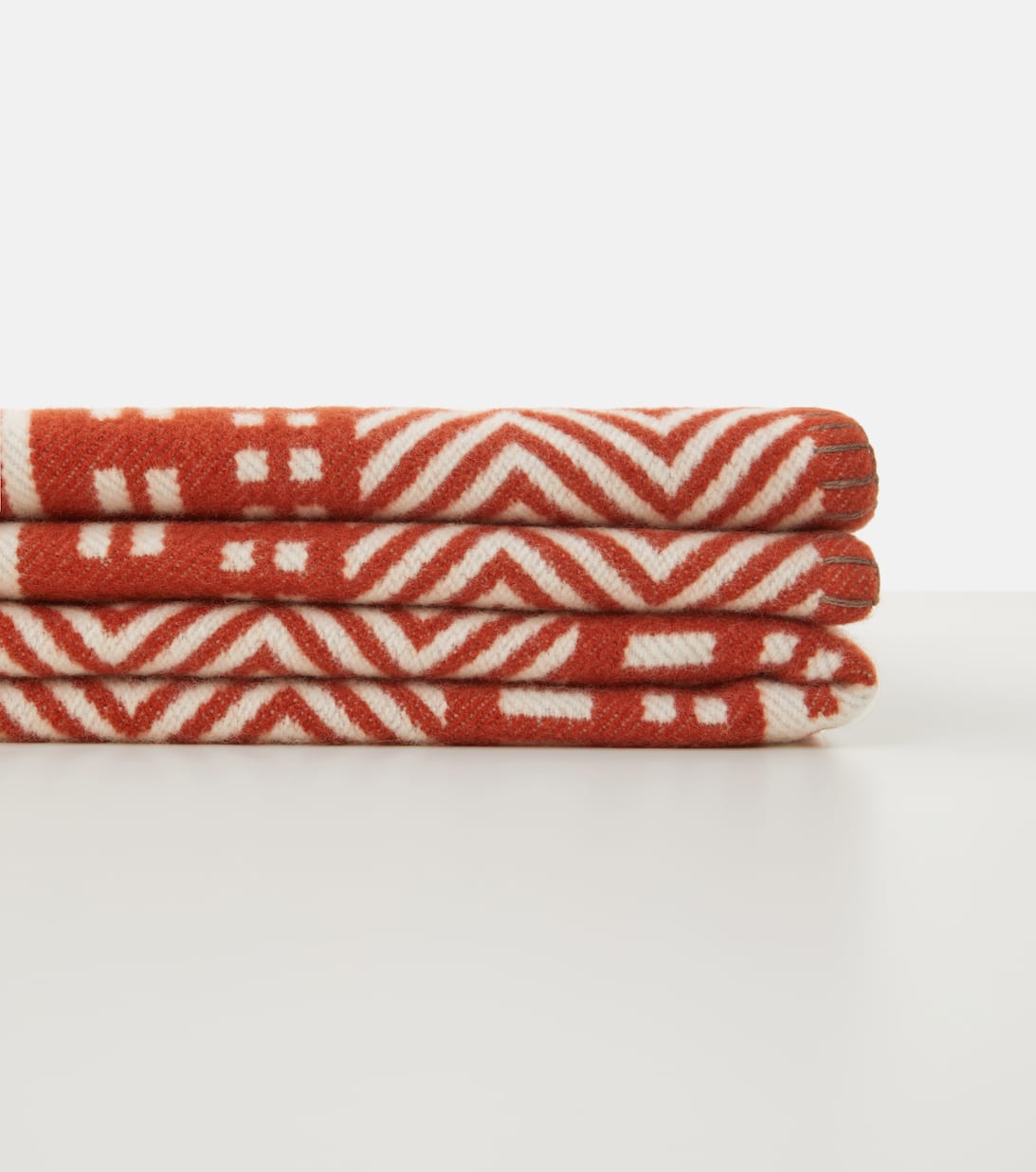 Wool And Cashmere Blanket in Red Loro Piana Mytheresa