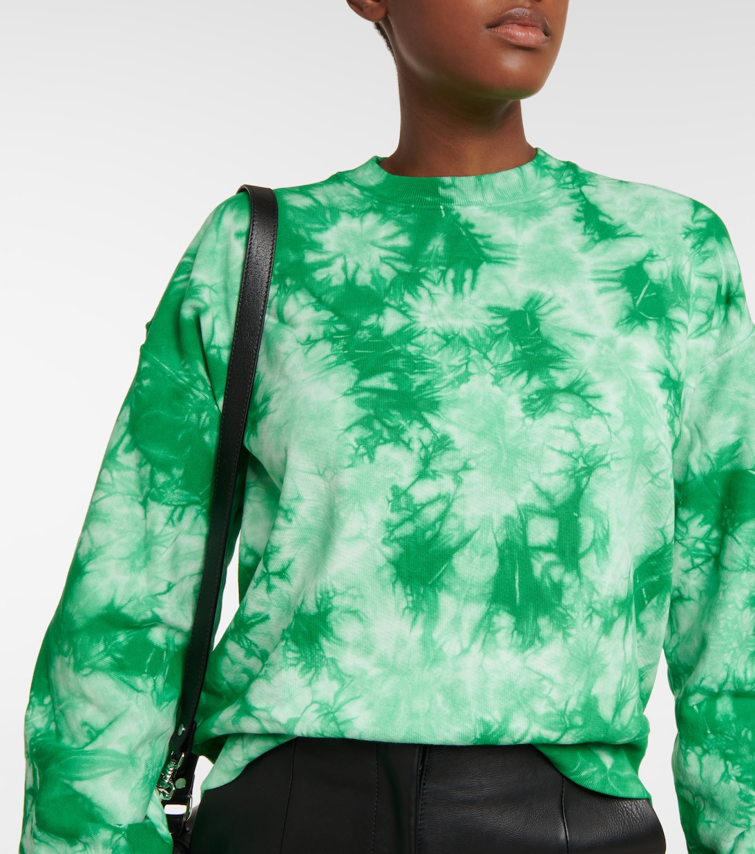 White Label Tie Dye Cotton Sweatshirt in Green - Proenza Schouler |  Mytheresa