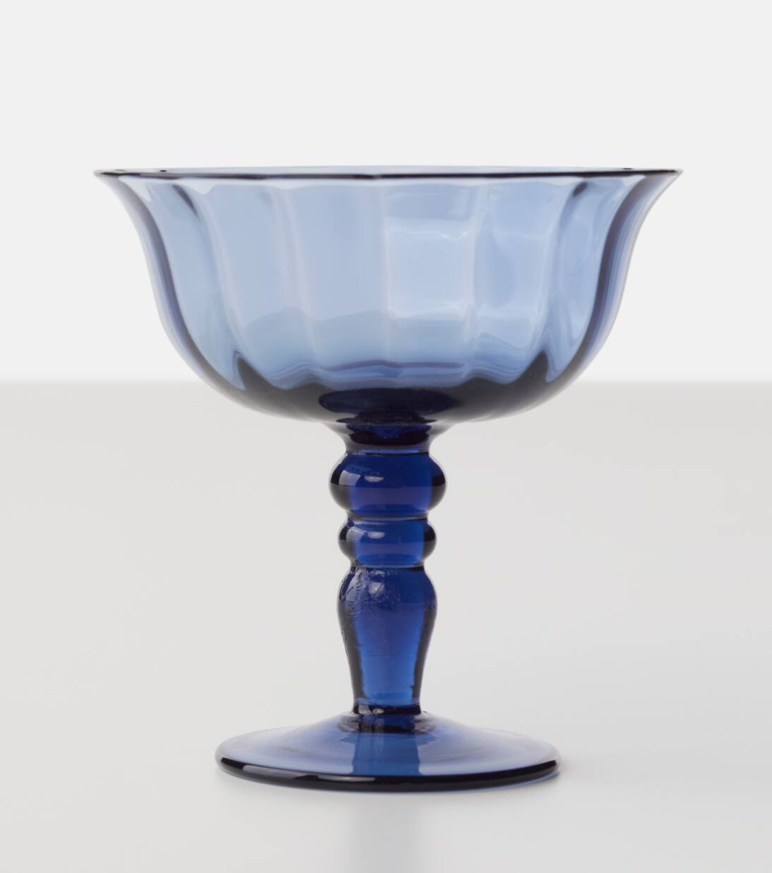 Diseguale Set Of 6 Champagne Coupe Glasses in Multicoloured Bitossi