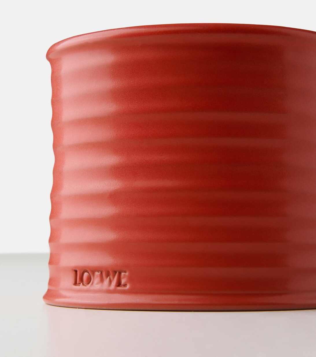 Tomato Leaves Medium Candle in Red Loewe Home Scents Mytheresa