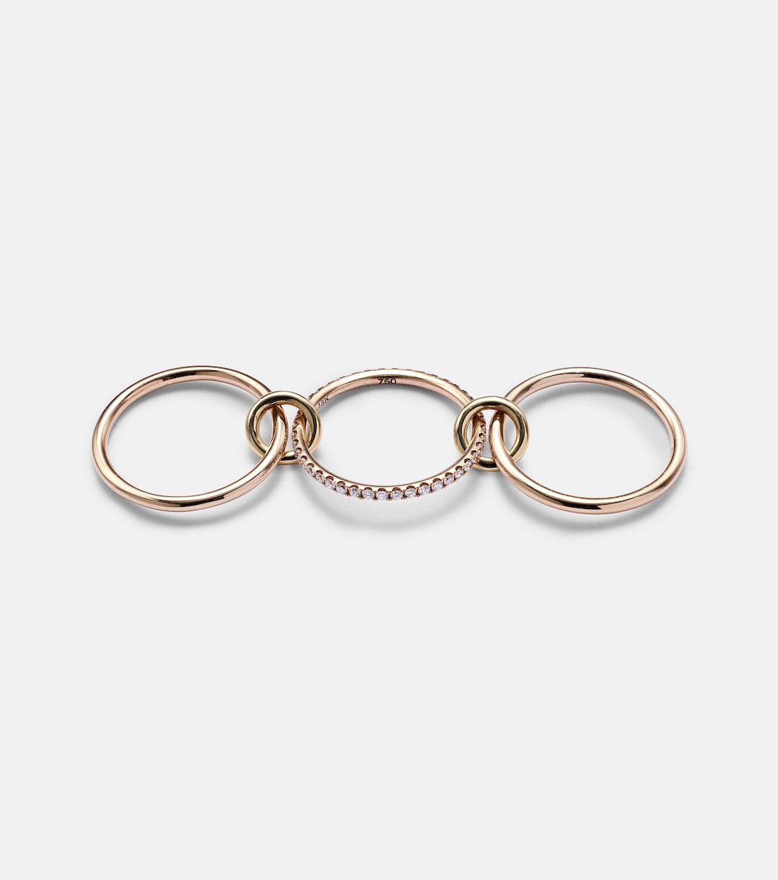 Pasquale Bruni Orecchini Ton Joli In Oro Rosa 18kt Con Diamanti E Prasiolite 60695072