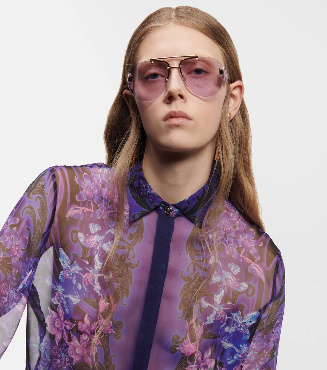 versace medusa aviator sunglasses