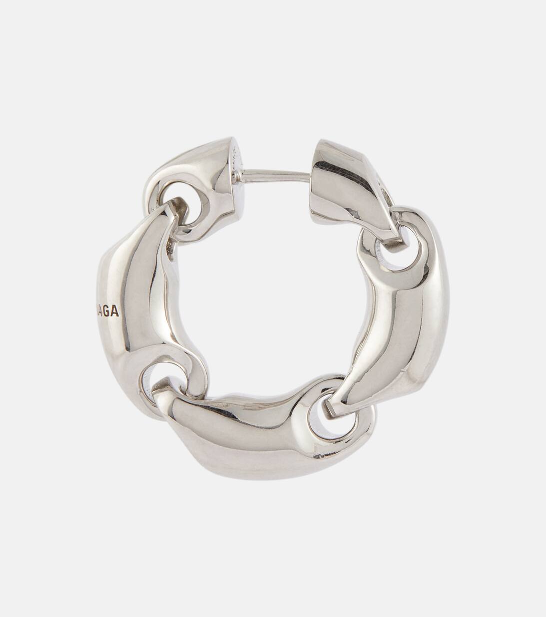 Hoop Earrings in Silver Balenciaga Mytheresa