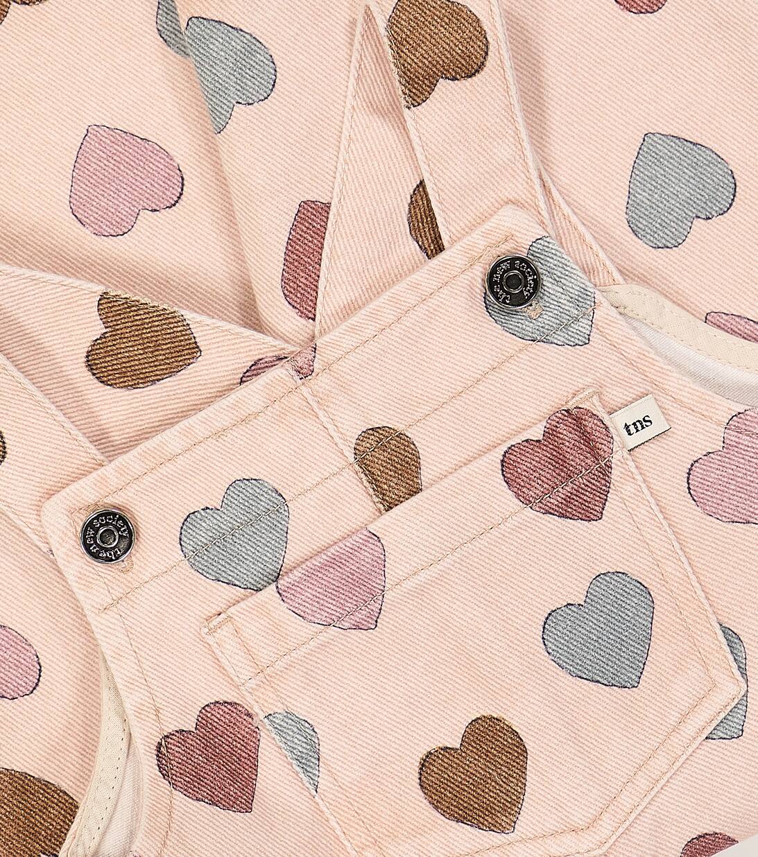 Baby Elaine Printed Denim Overalls in Blue The New Society Mytheresa