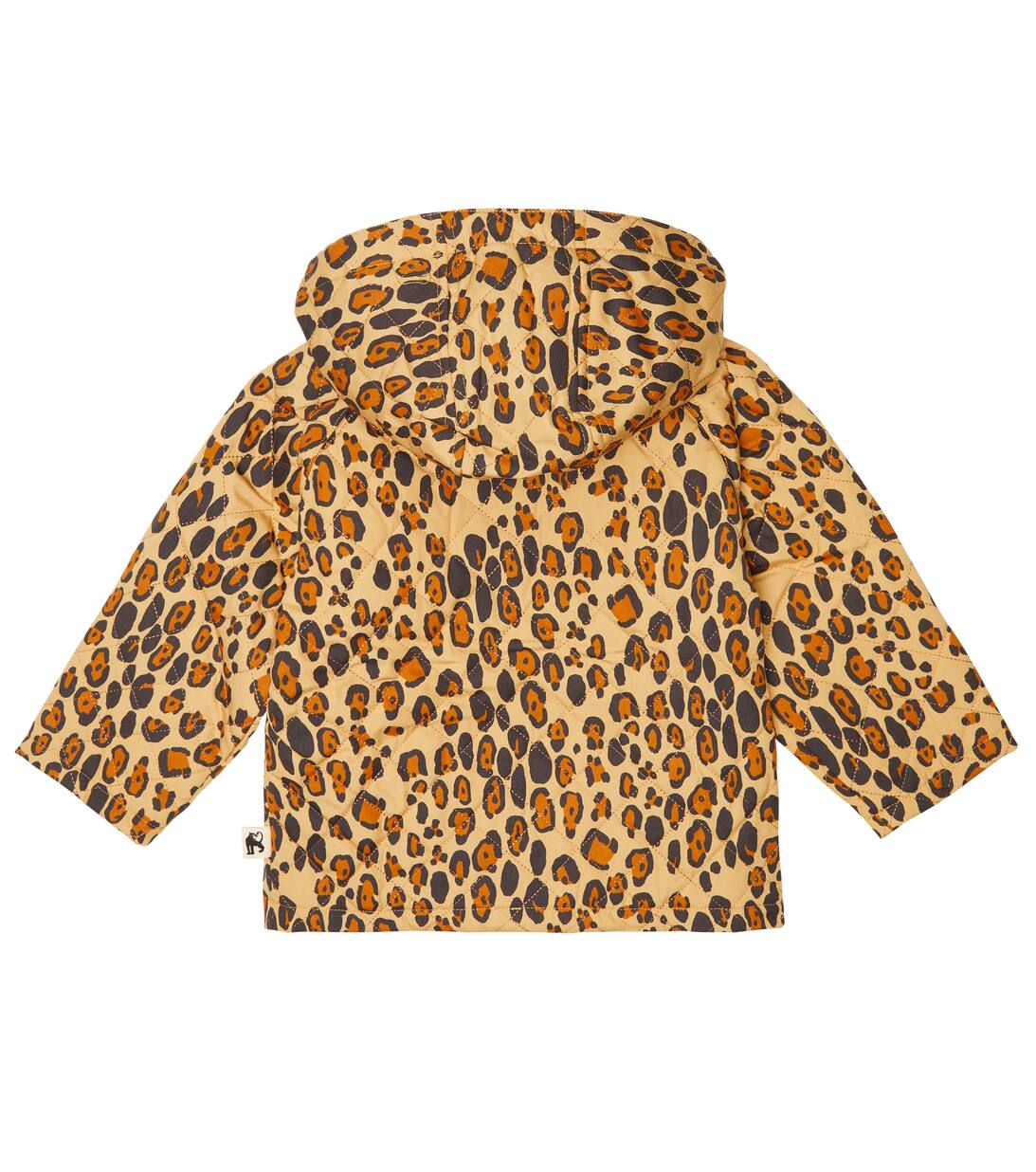 Leopard Print Quilted Jacket in Brown Mini Rodini Mytheresa