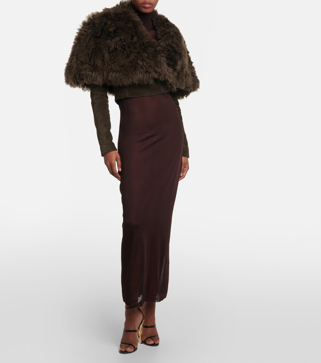 Ariah Retro Suede Jacket Coat