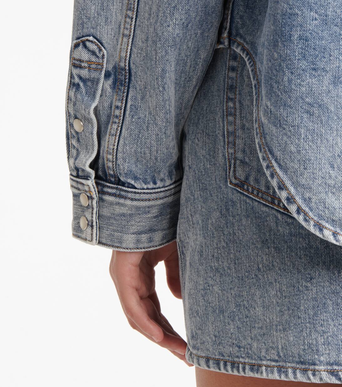 Jeanshemd in Blau Wardrobe NYC Mytheresa