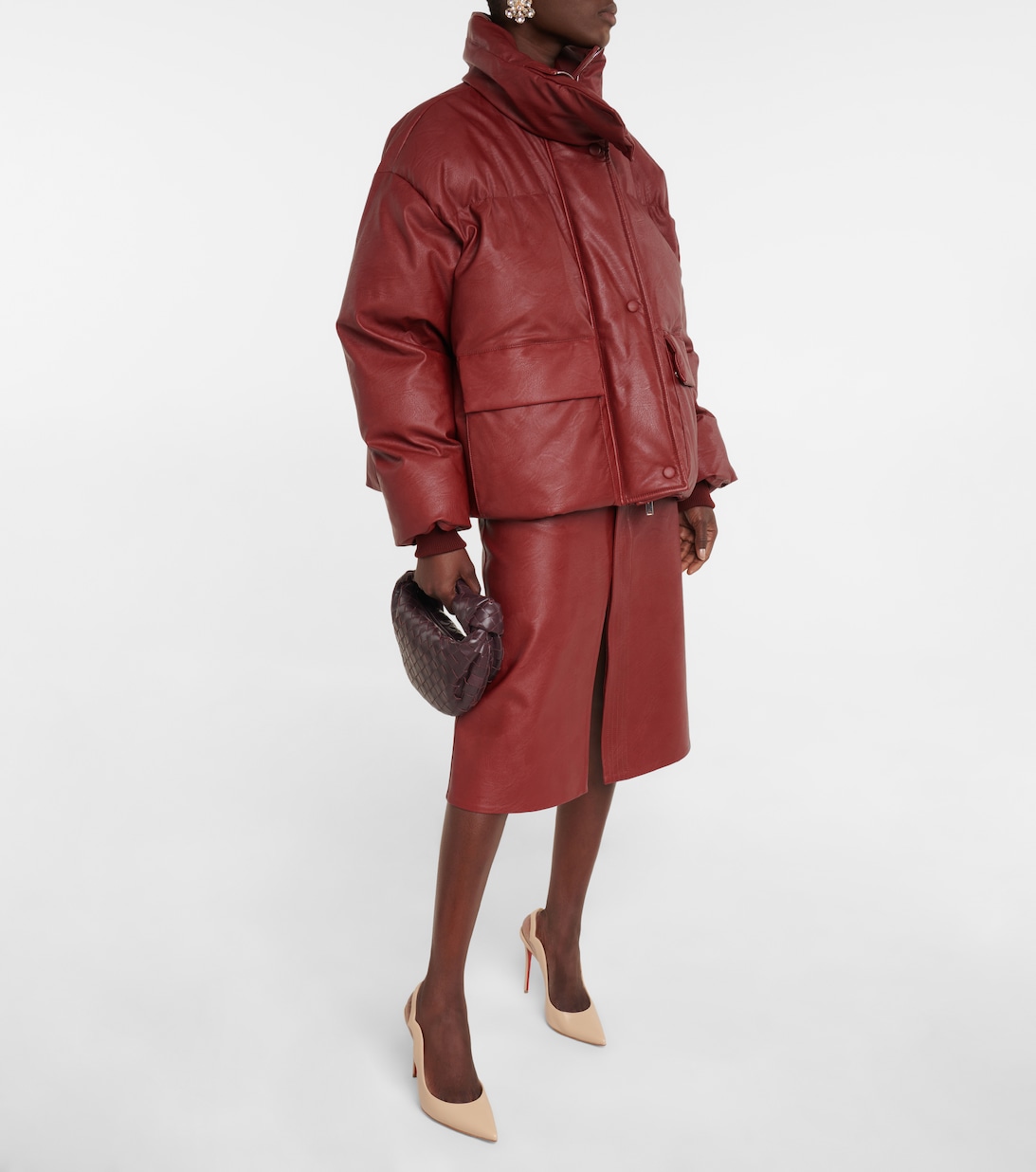 뉴트럴 Nudes Hot Chick 레더 펌프스 Christian Louboutin Mytheresa