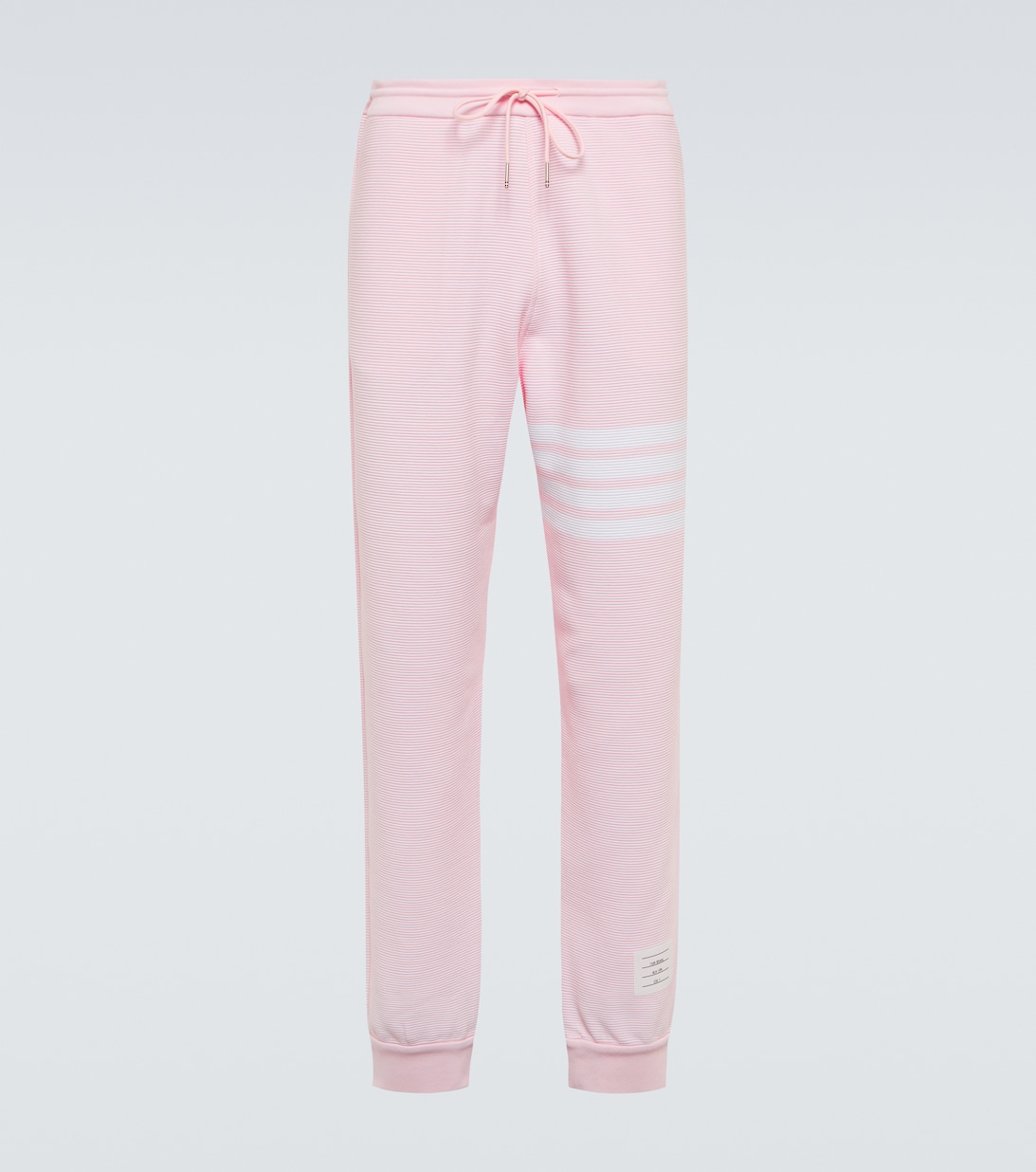 4 Bar Cotton Sweatpants in Pink - Thom Browne | Mytheresa