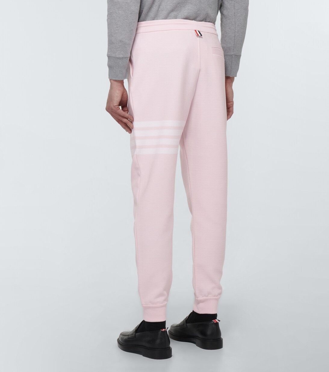 4 Bar Cotton Sweatpants in Pink - Thom Browne | Mytheresa