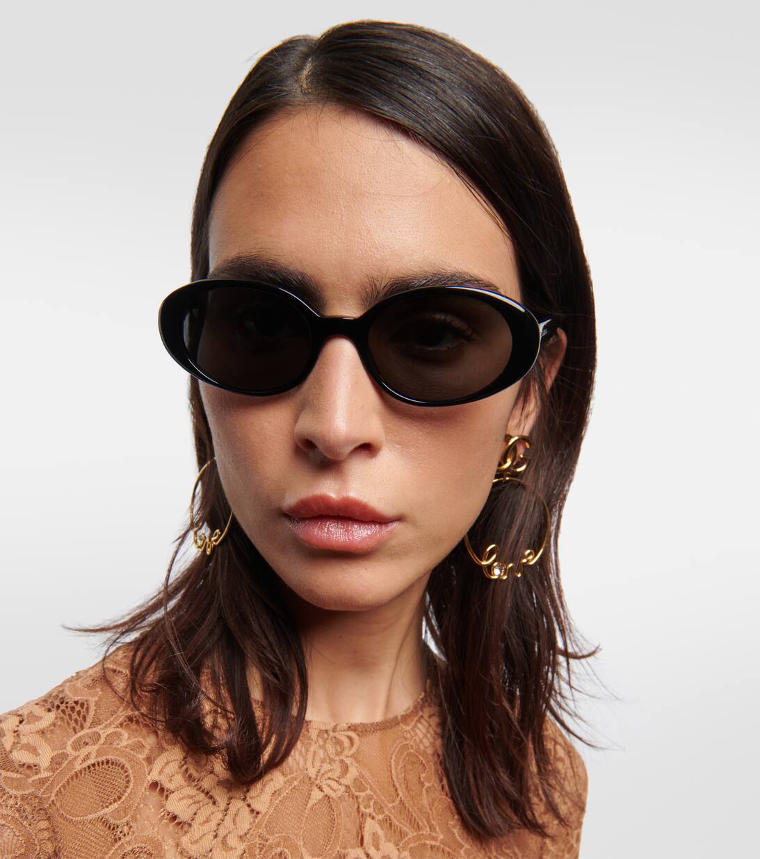 dolce and gabbana oval sunglasses