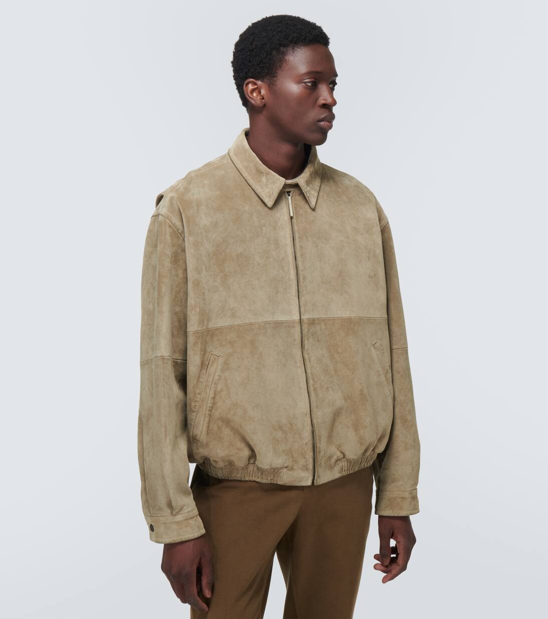 Ronan suede bomber jacket Clearance