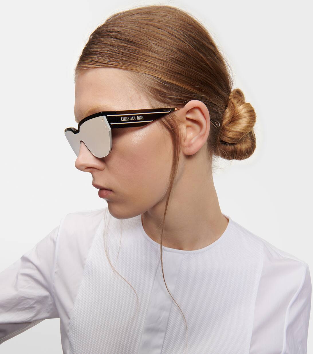 Dior Club M 3 U Sunglasses in Metallic Dior Eyewear Mytheresa