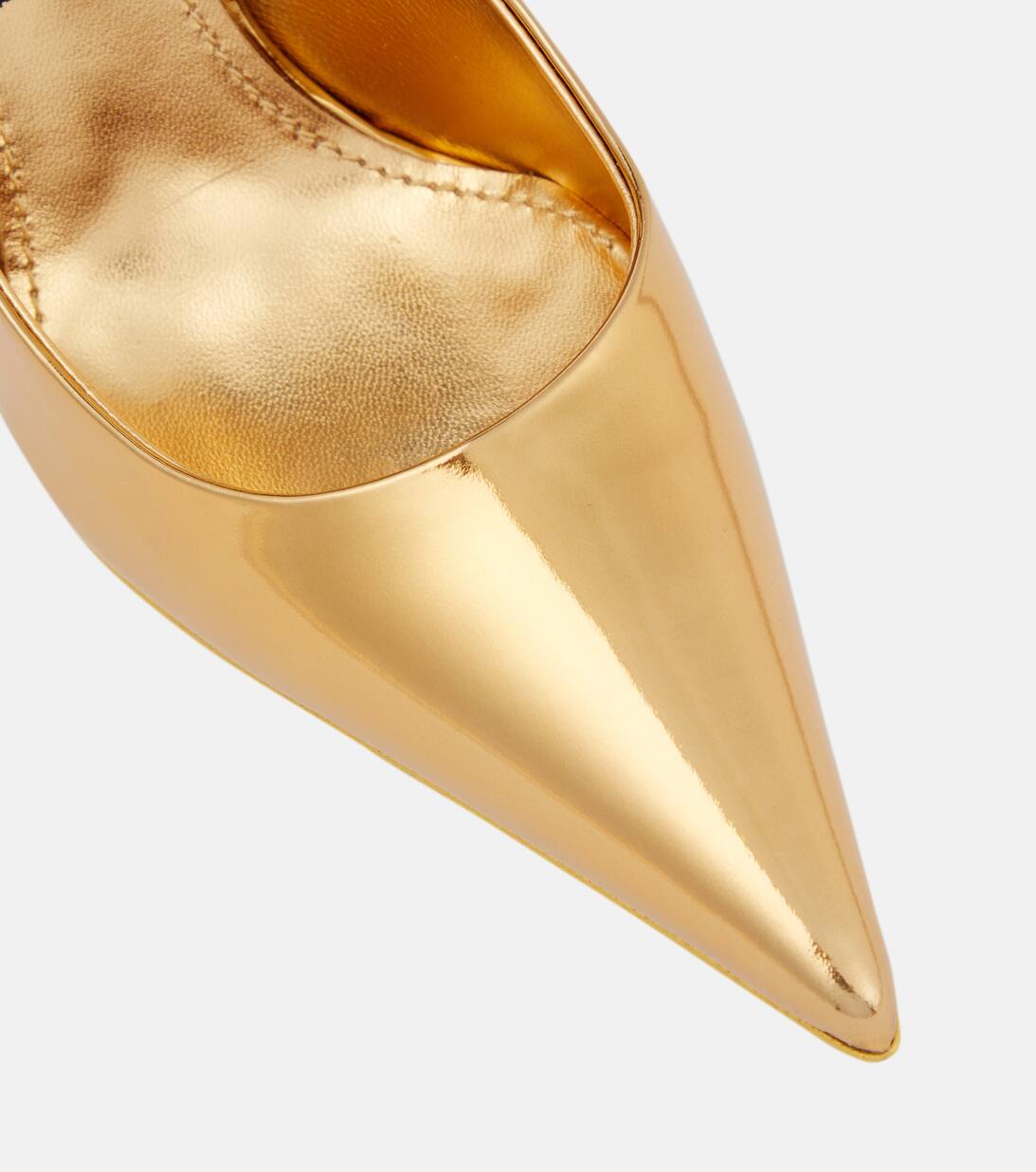 Metallic Leather Pumps in Gold Dolce Gabbana Mytheresa