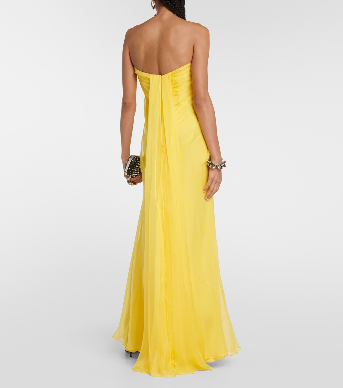 Discount Online To Shop Alexander McQueen In Chiffon Bustier Bustier