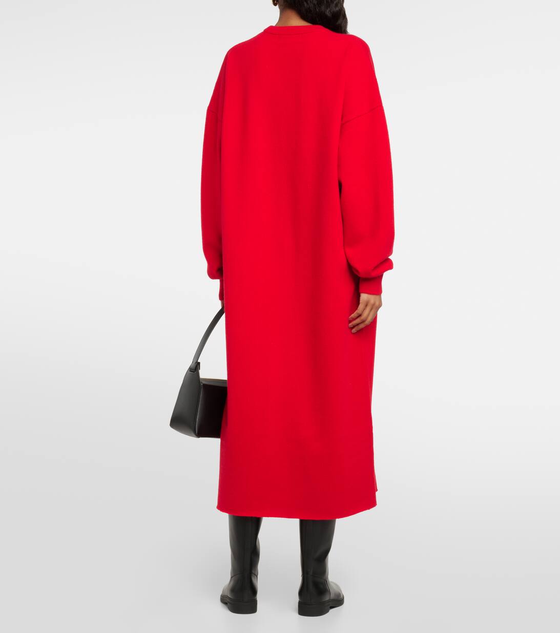 Weird Cashmere Blend Maxi Dress in Red Extreme Cashmere Mytheresa