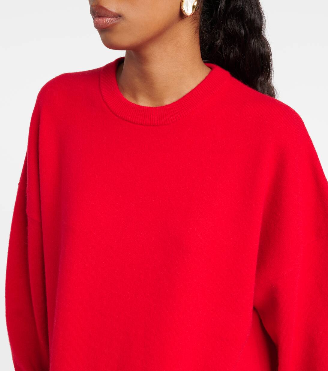 Weird Cashmere Blend Maxi Dress in Red Extreme Cashmere Mytheresa