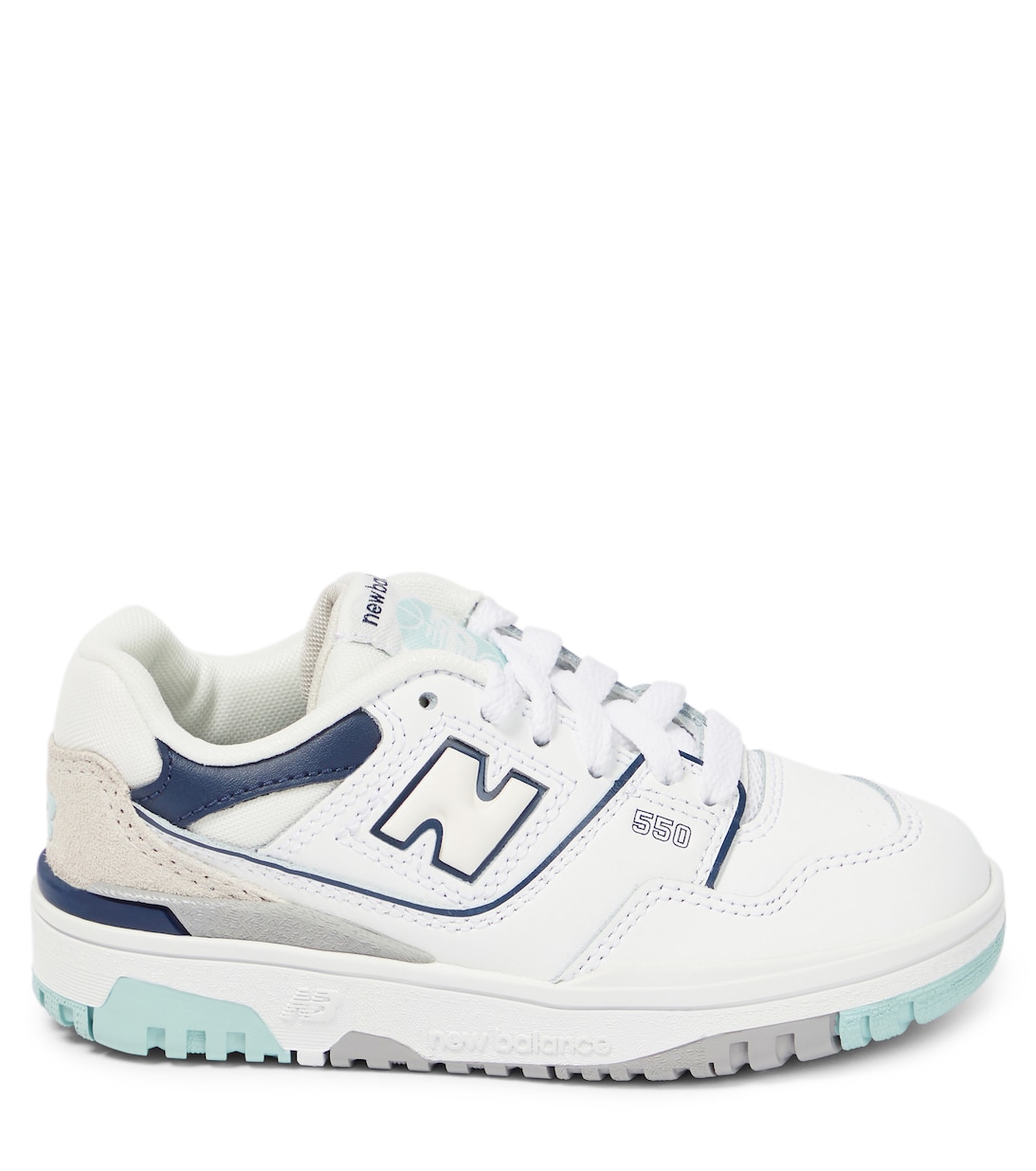 New Balance Kids 550 Trainers in White main image 1