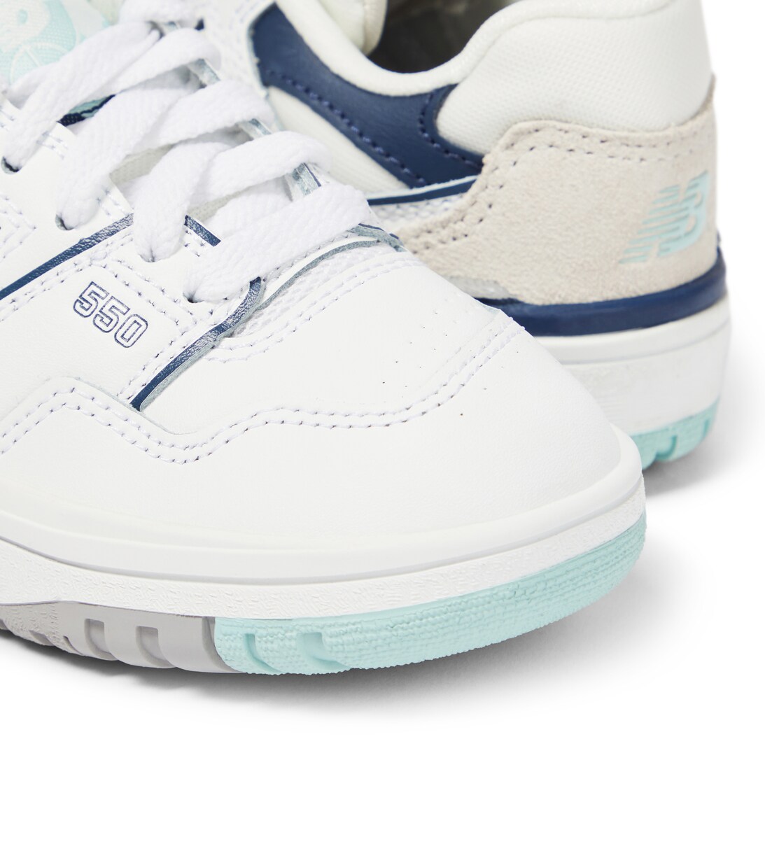 New Balance Kids 550 Logo Trainers in White