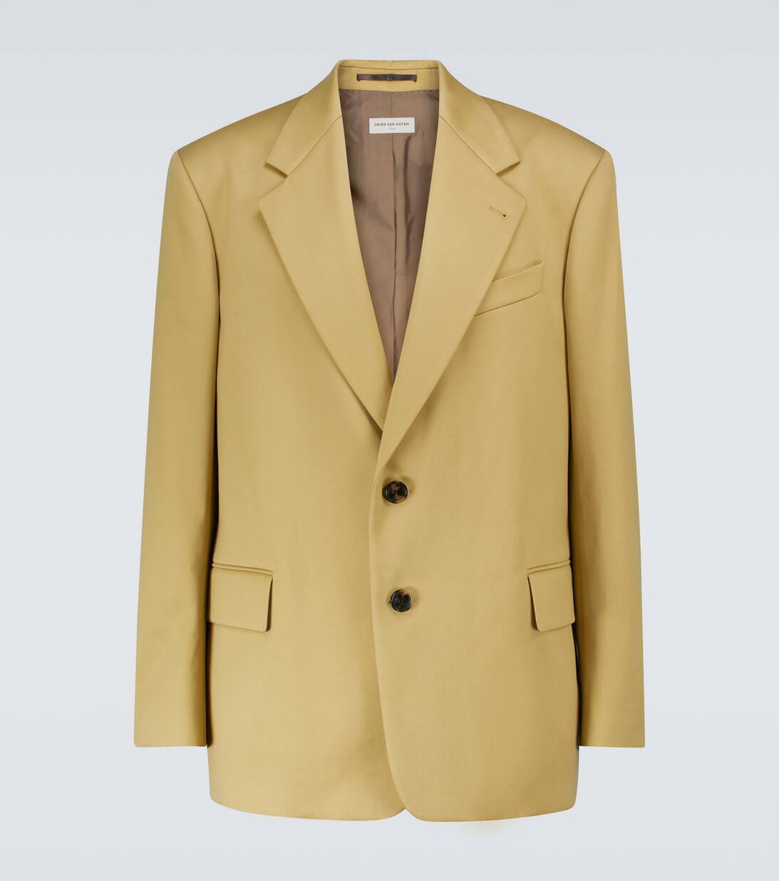 Dries Van Noten - Single-breasted cotton blazer