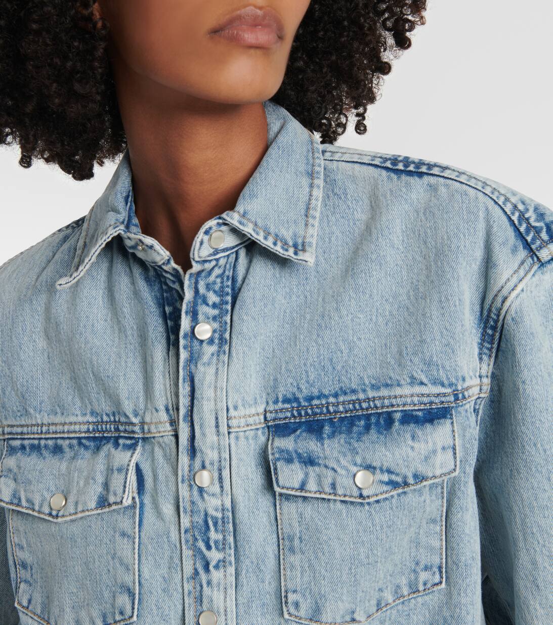 Denim Jacket in Blue Wardrobe NYC Mytheresa