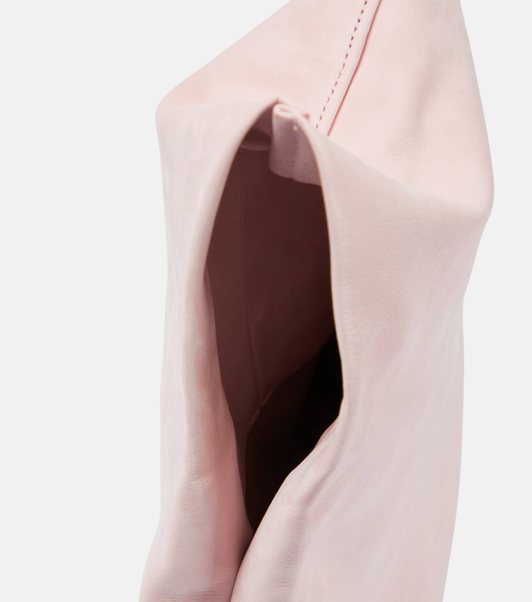 Glove Small Leather Clutch Bag in Pink The Row Mytheresa