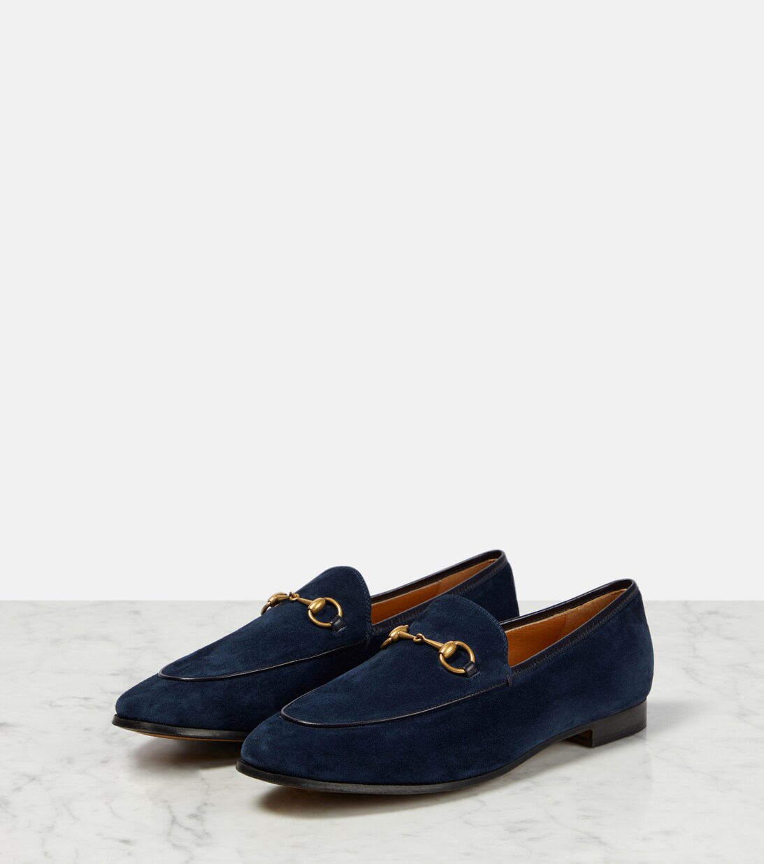 Jordaan Suede Loafers in Blue Gucci Mytheresa