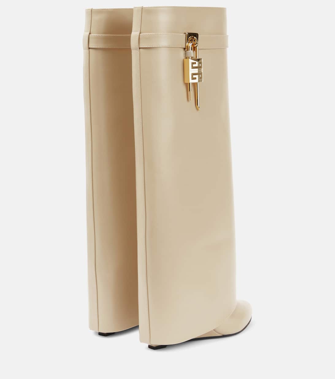 givenchy shark boots beige