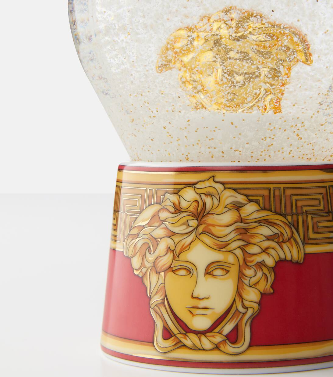 Medusa Amplified Snow Sphere in Red Versace Home Mytheresa