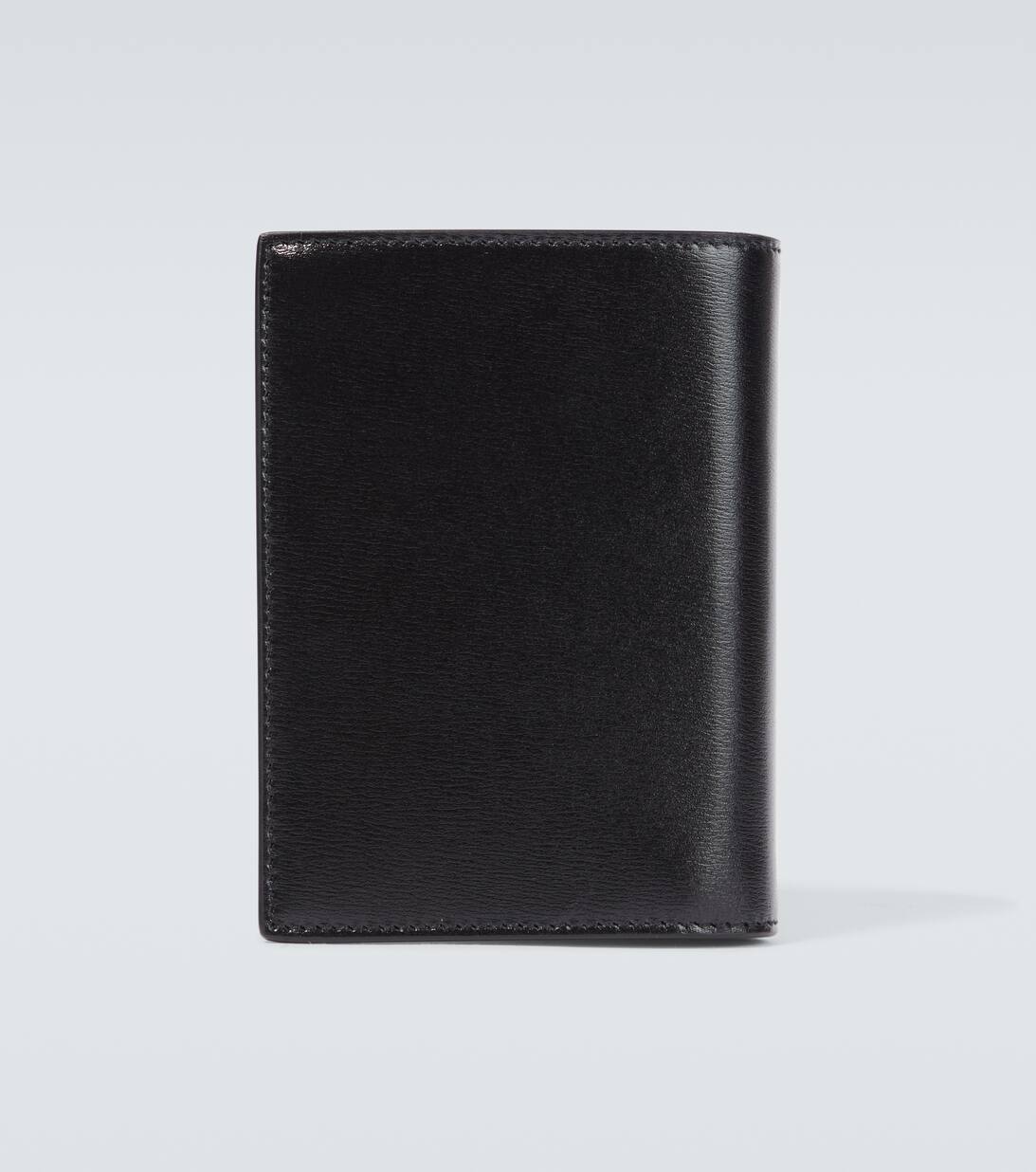Tiny Cassandre Leather Wallet in Black Saint Laurent Mytheresa