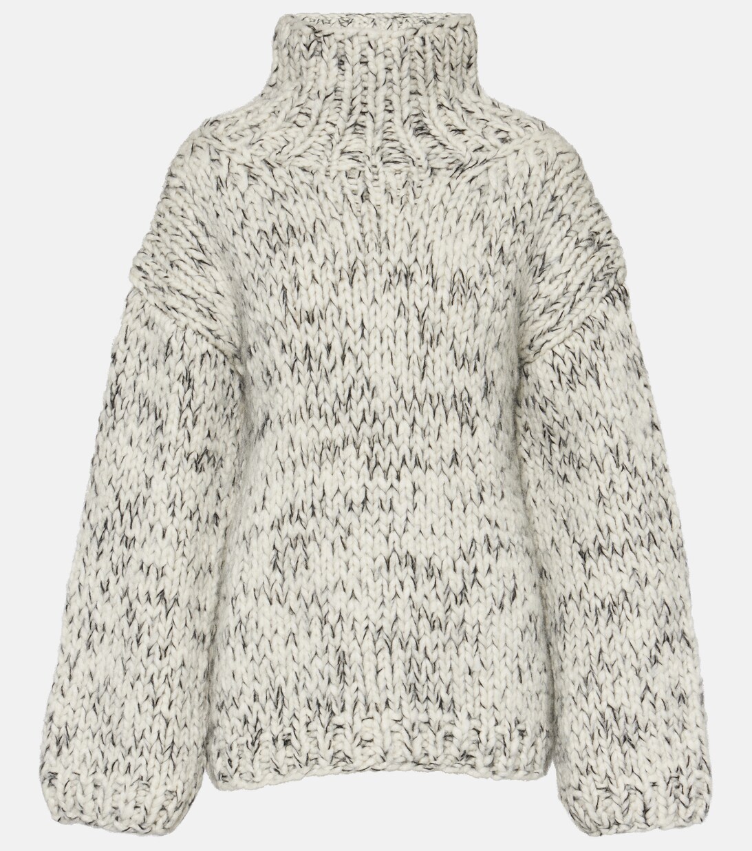 Oversized Wool Blend Sweater in Grey - Joseph | Mytheresa