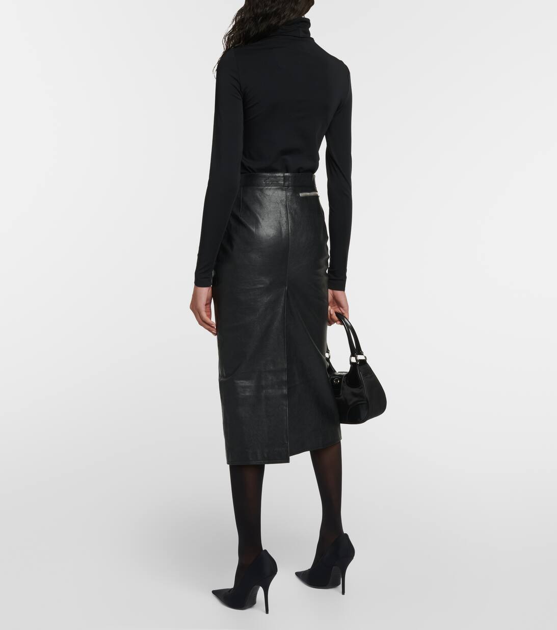 Individual 12 Stay Hip Tights in Black Wolford Mytheresa