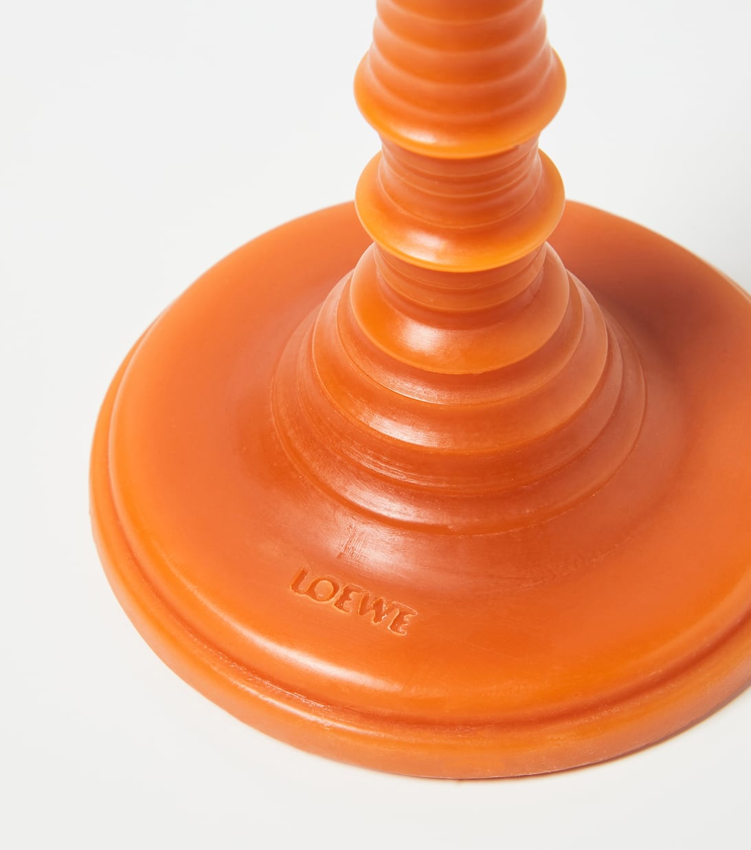 Orange Blossom Scented Wax Candle Holder in Orange Loewe Home Scents