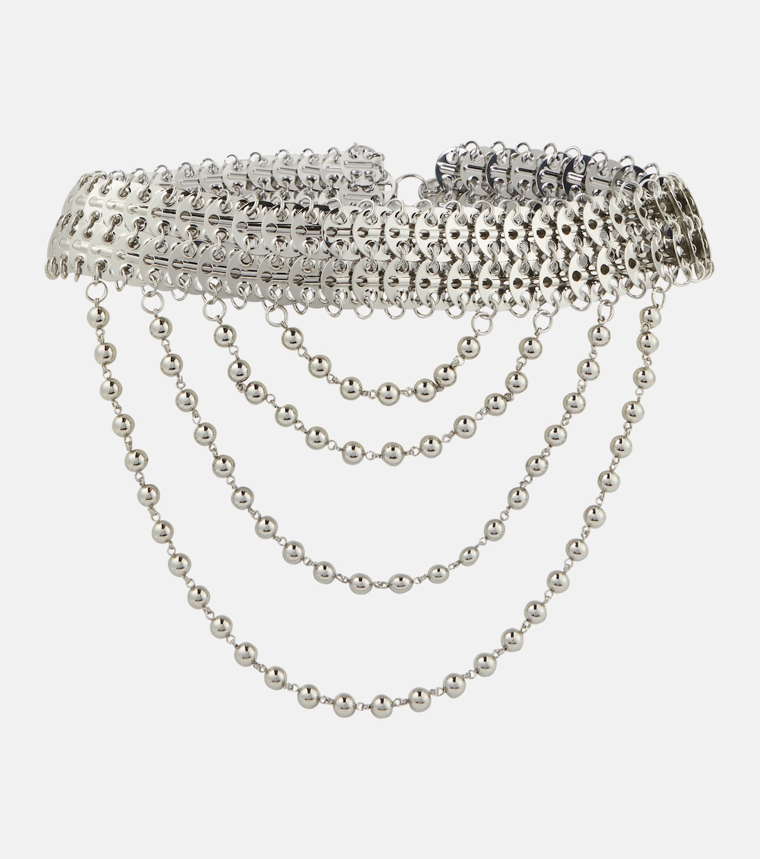 1969 belt in silver - Rabanne | Mytheresa
