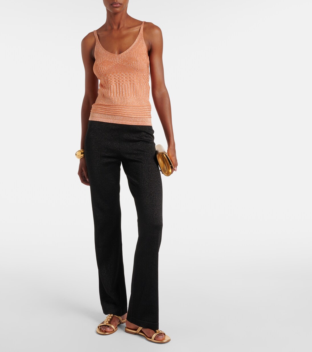 Toppy Mw Flared Pant Black