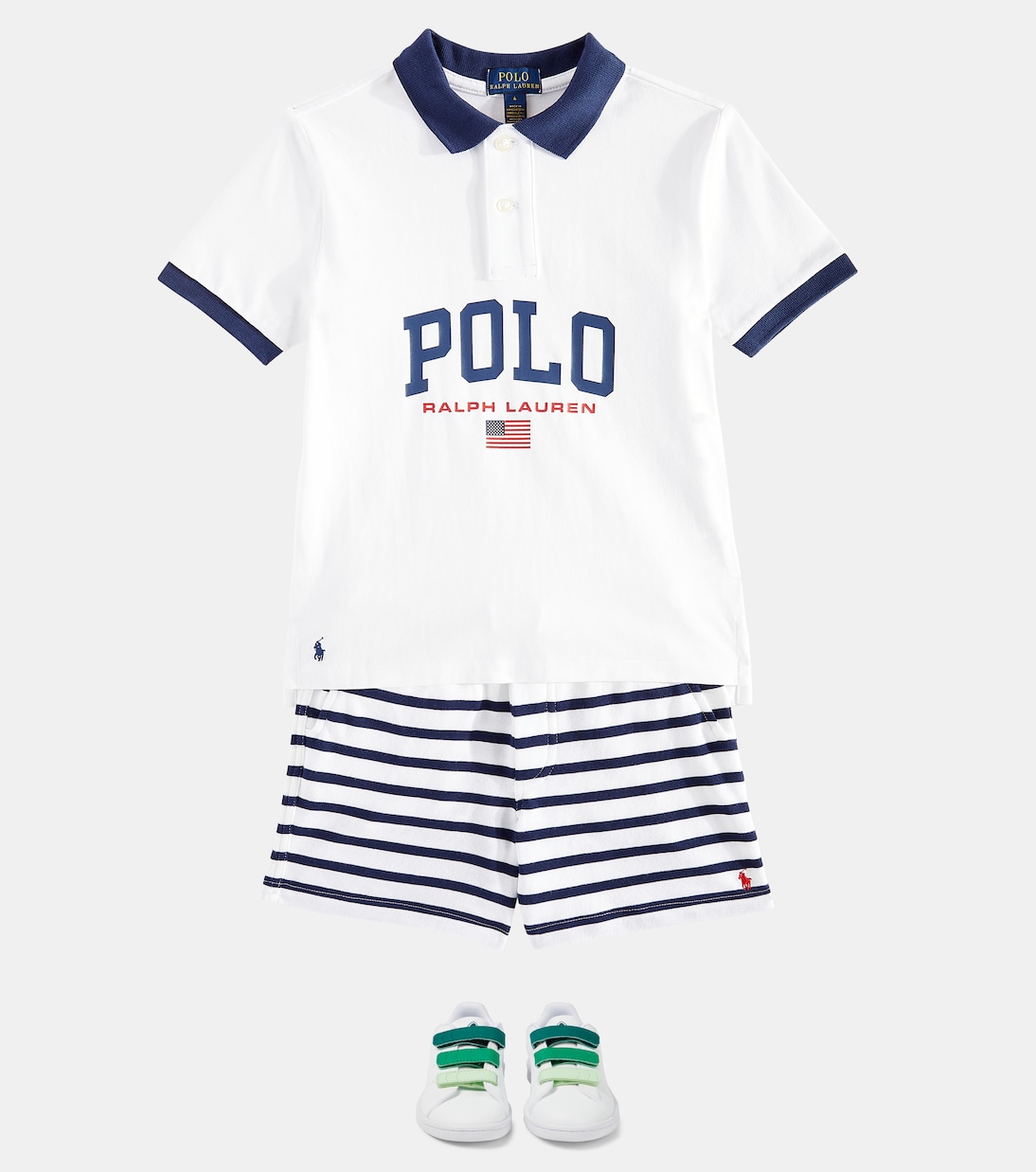 Ralph Lauren Kids Boys T Shirt In Green 1