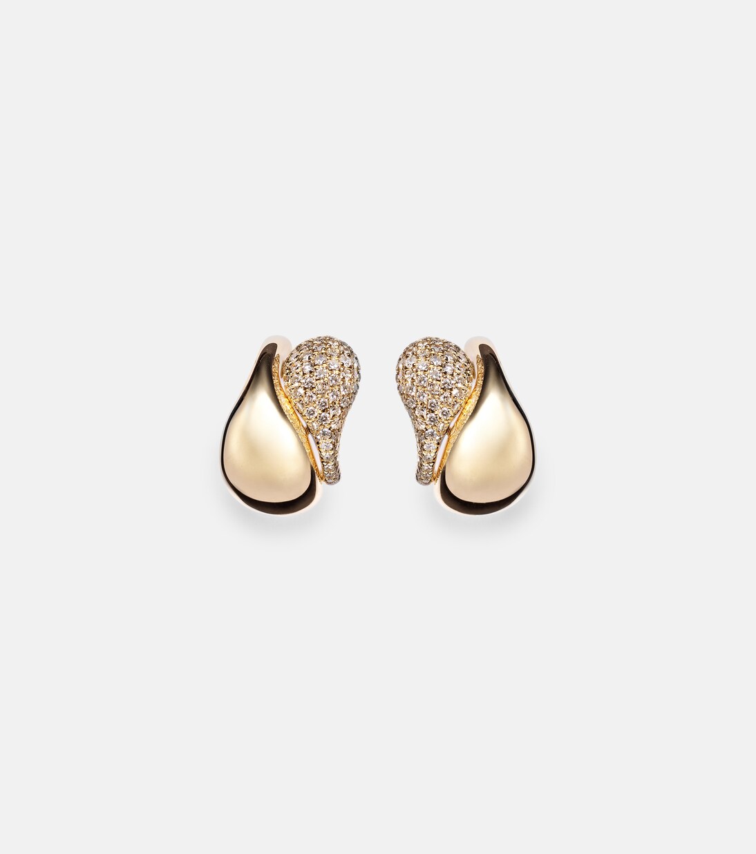 Gaya Sterling Silver Earrings plated in 18K Gold
