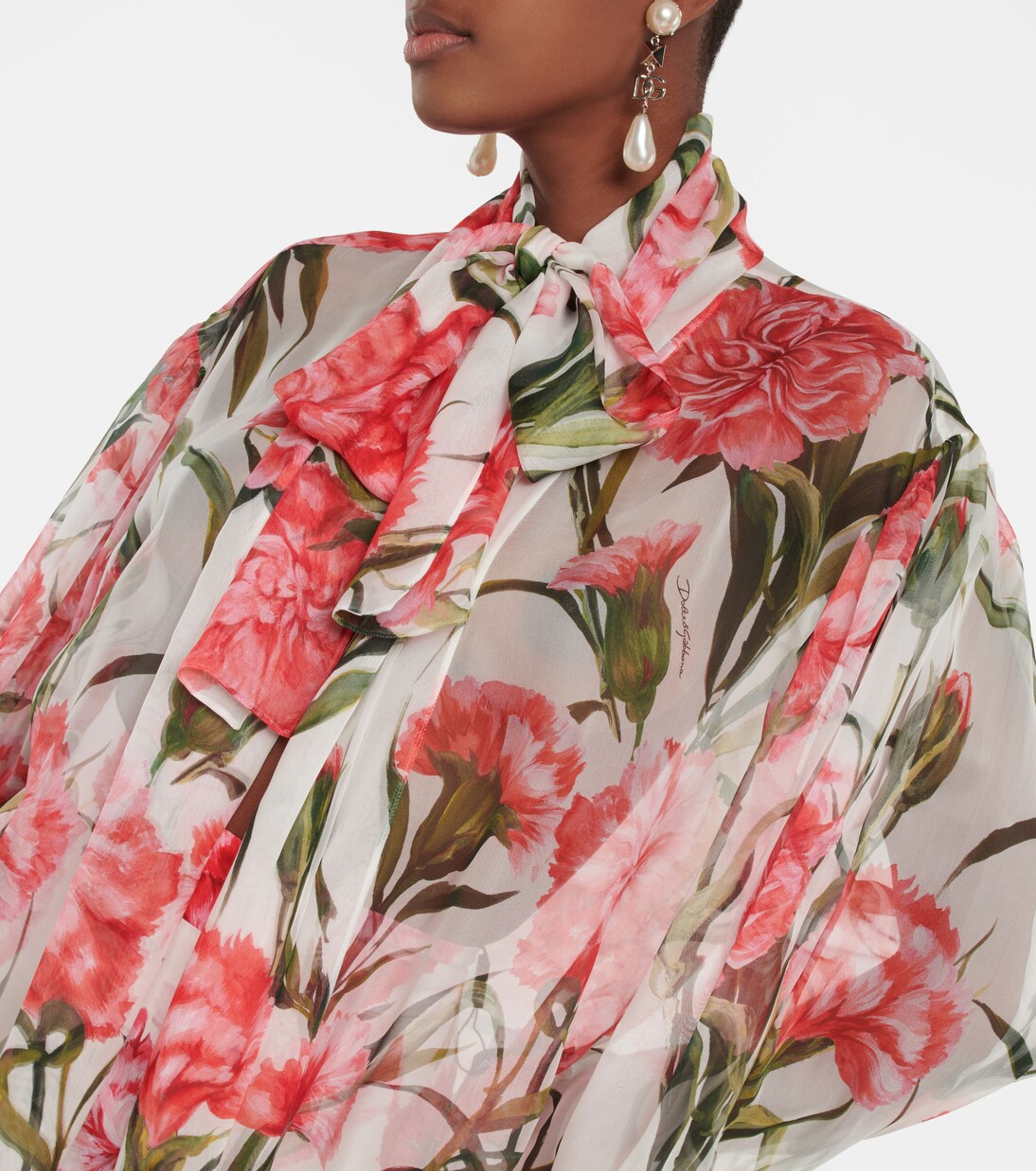 Midirock aus Baumwollpopeline in Weiß - Dolce Gabbana | Mytheresa