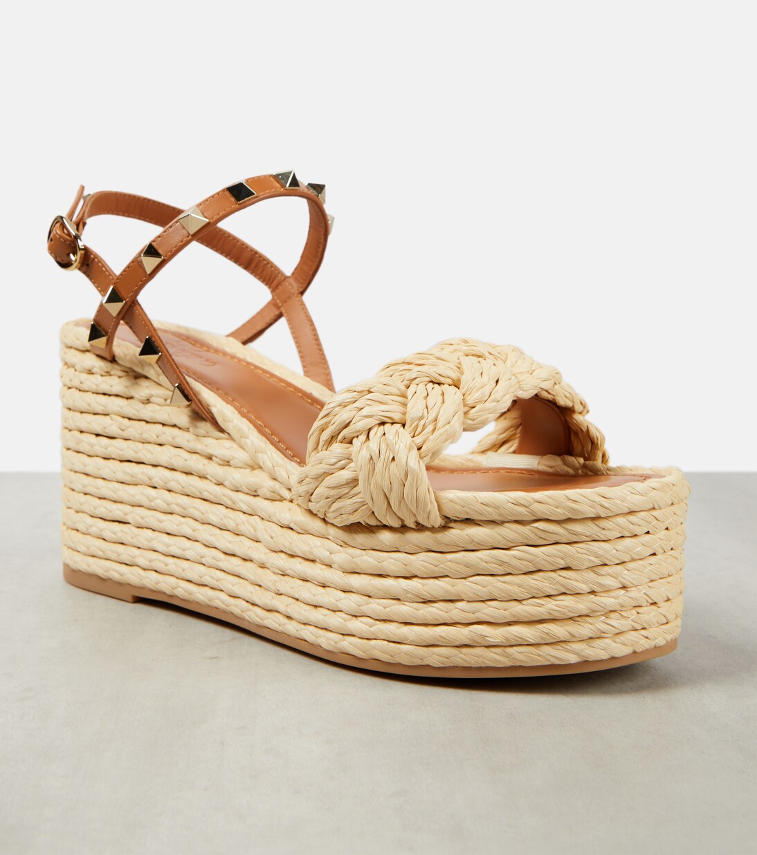 braided espadrille wedges