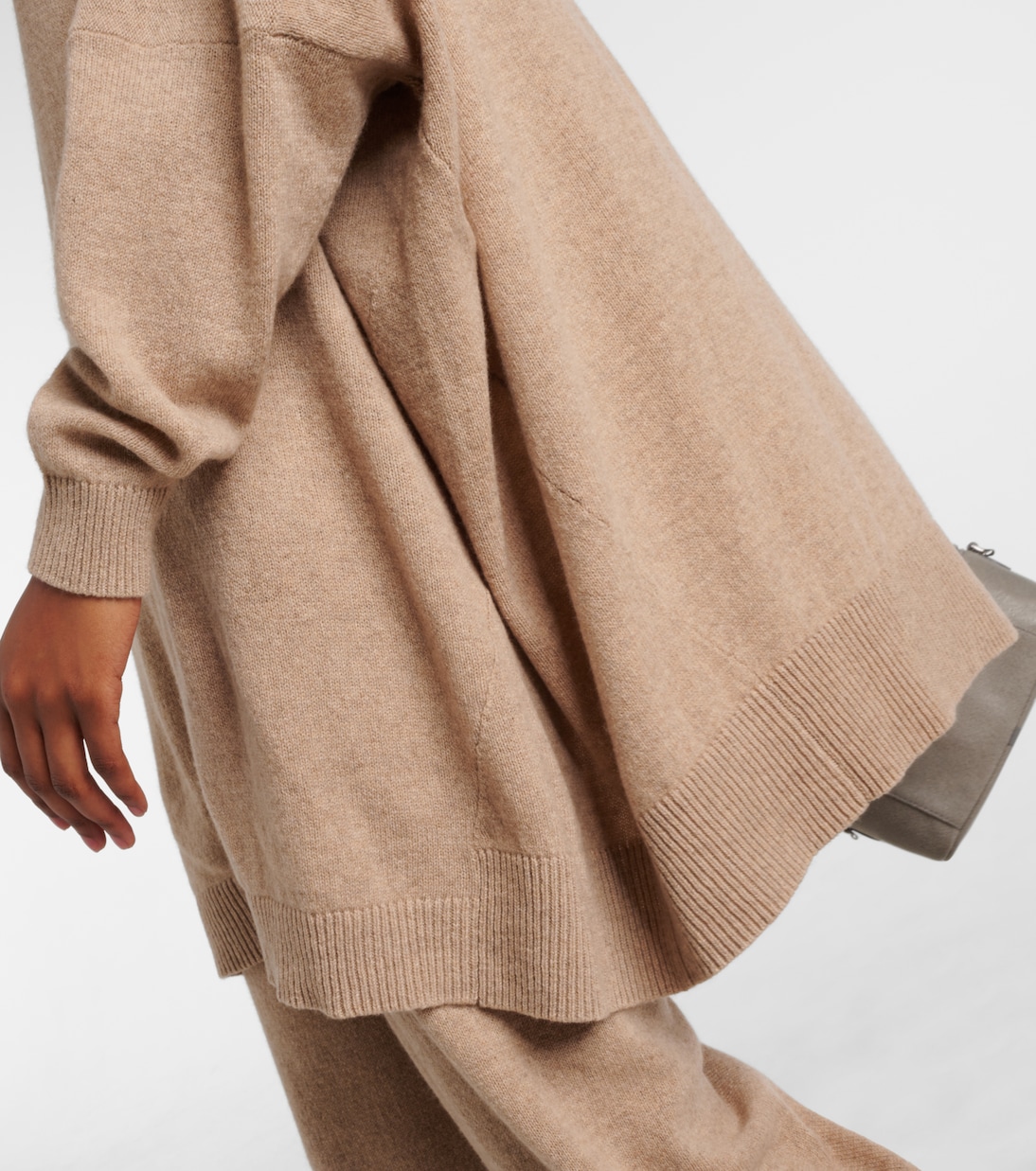 Cashmere and wool polo sweater in beige - Stella Mc Cartney 