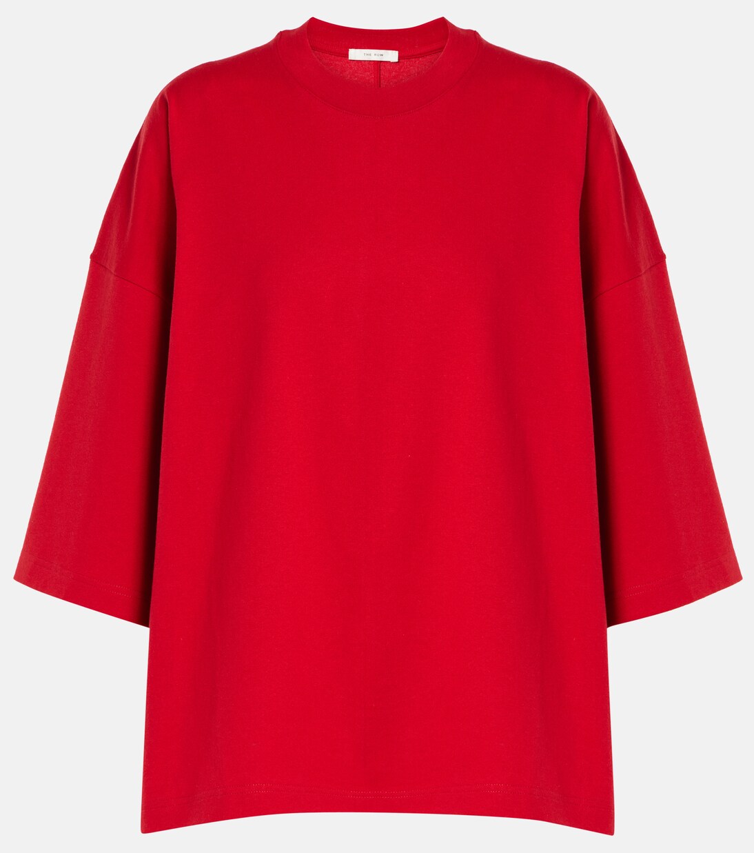 T-Shirt Issi aus Baumwoll-Jersey in Rot - The Row | Mytheresa 