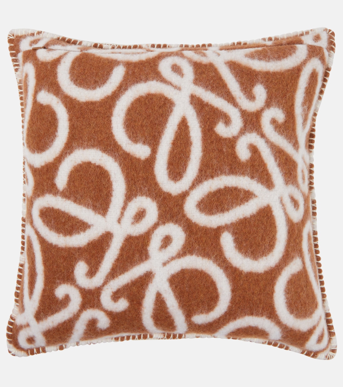 Anagram cushion in brown Loewe Mytheresa