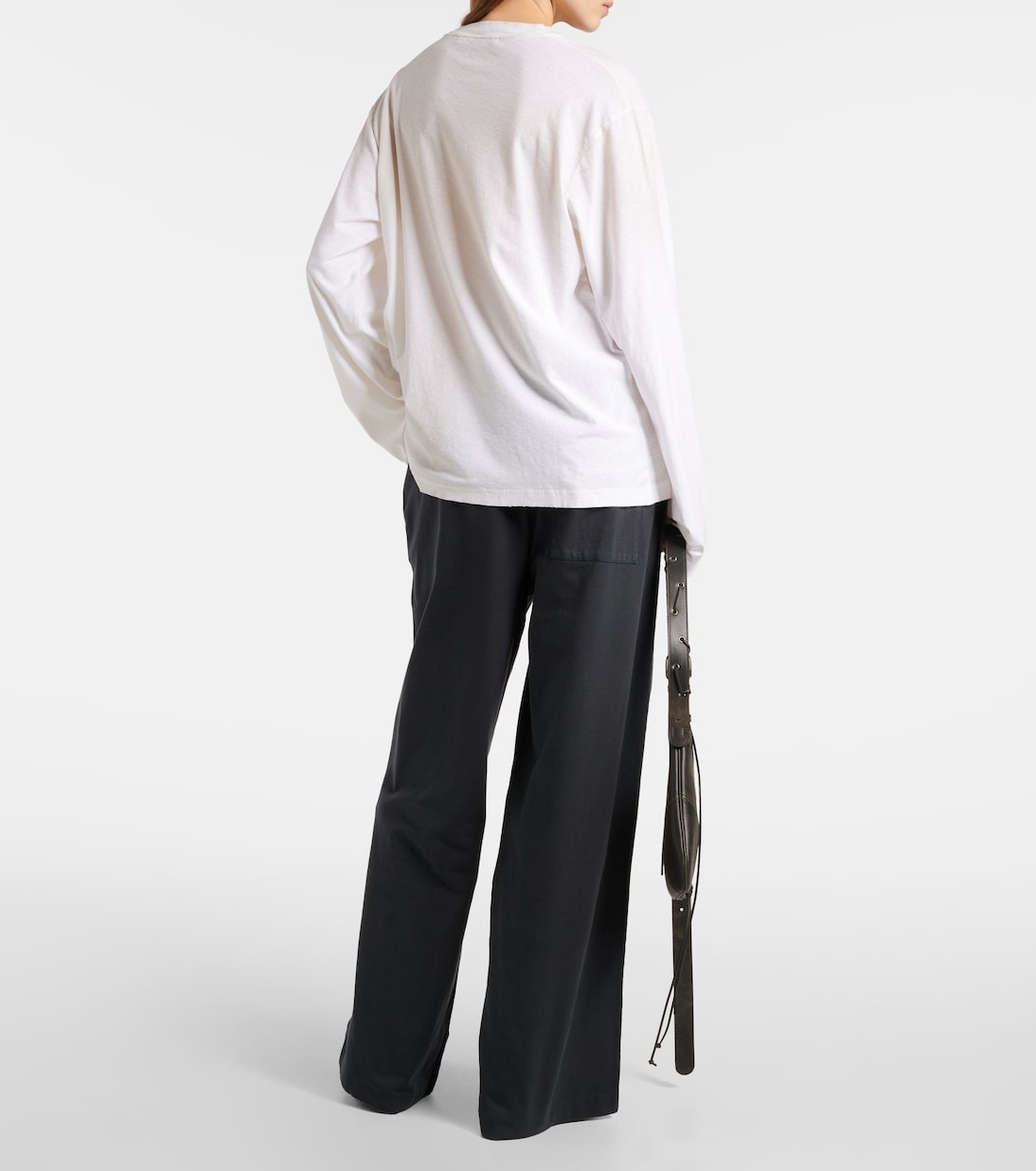 T-Shirt aus einem Baumwollgemisch in Weiß - Acne Studios | Mytheresa