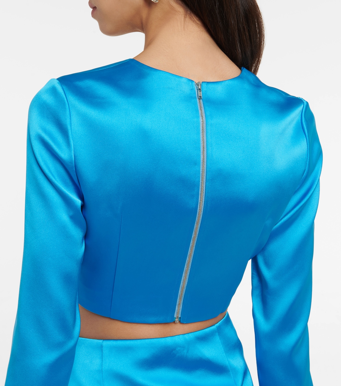 Gisella Satin Crop Top