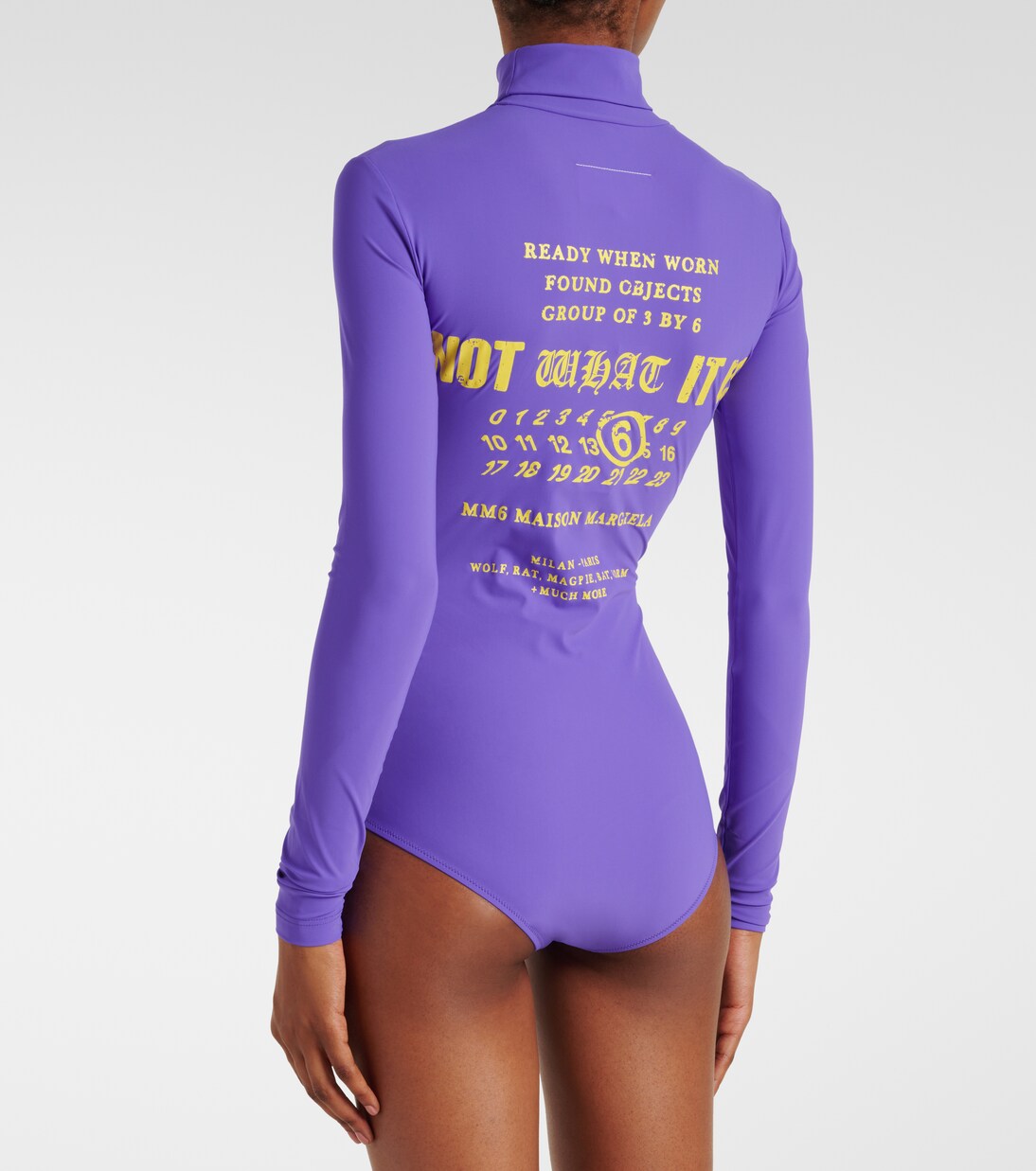 Body aus Jersey in Lila - MM 6 Maison Margiela | Mytheresa 