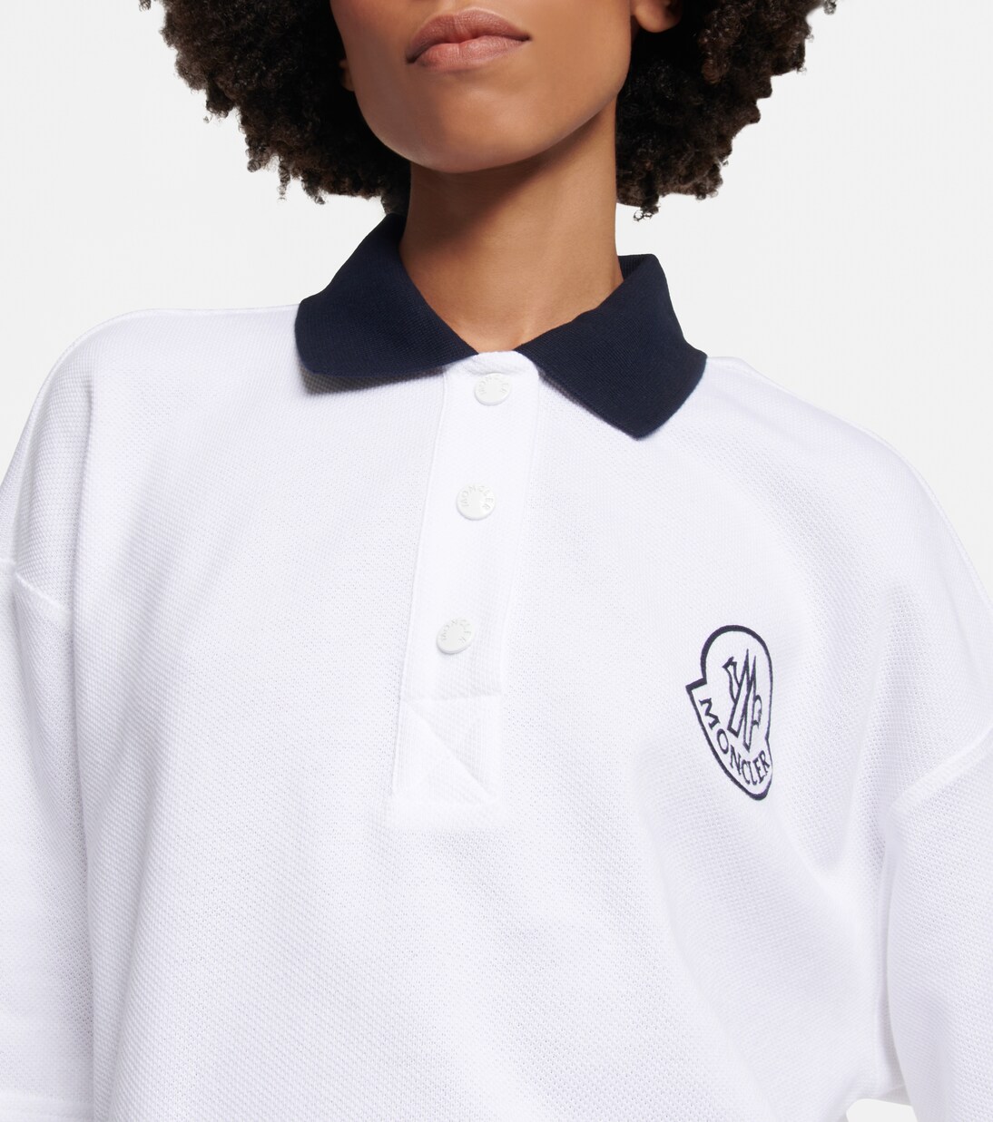 moncler piqué poloshirt
