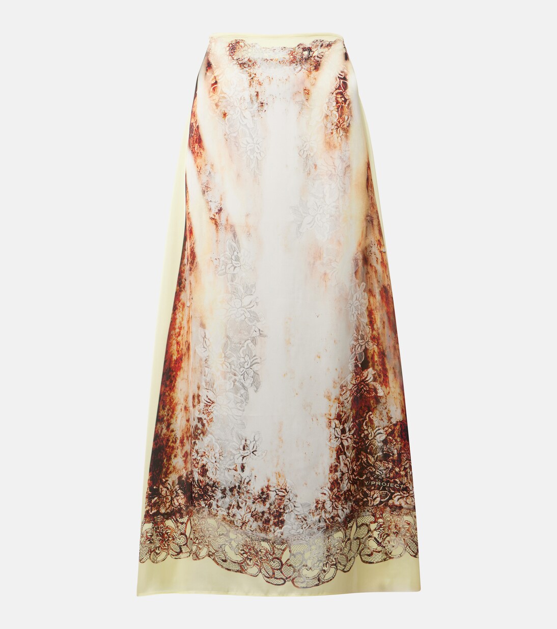 Printed maxi skirt in yellow - Y Project | Mytheresa