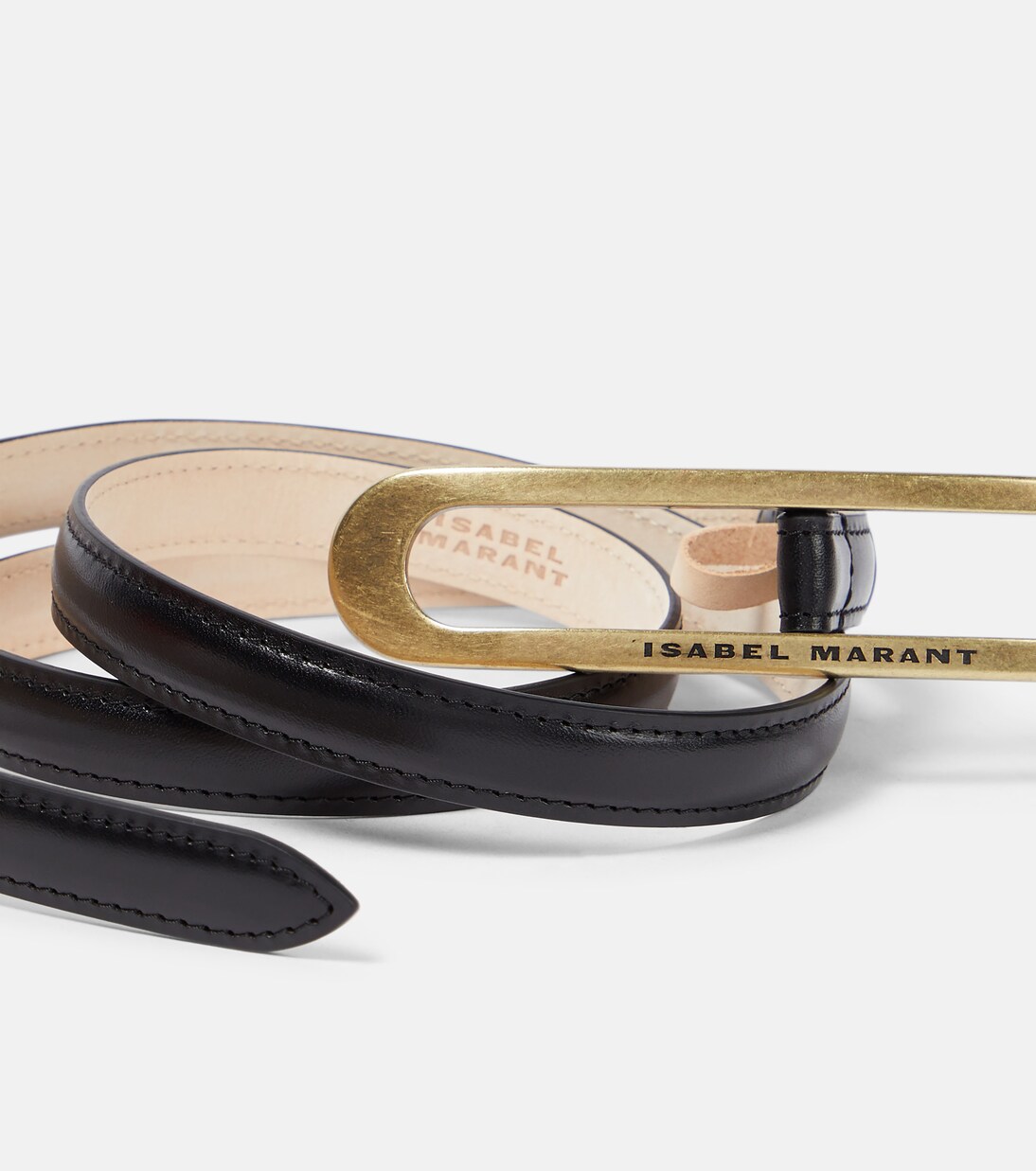 Logo leather belt | Isabel Marant