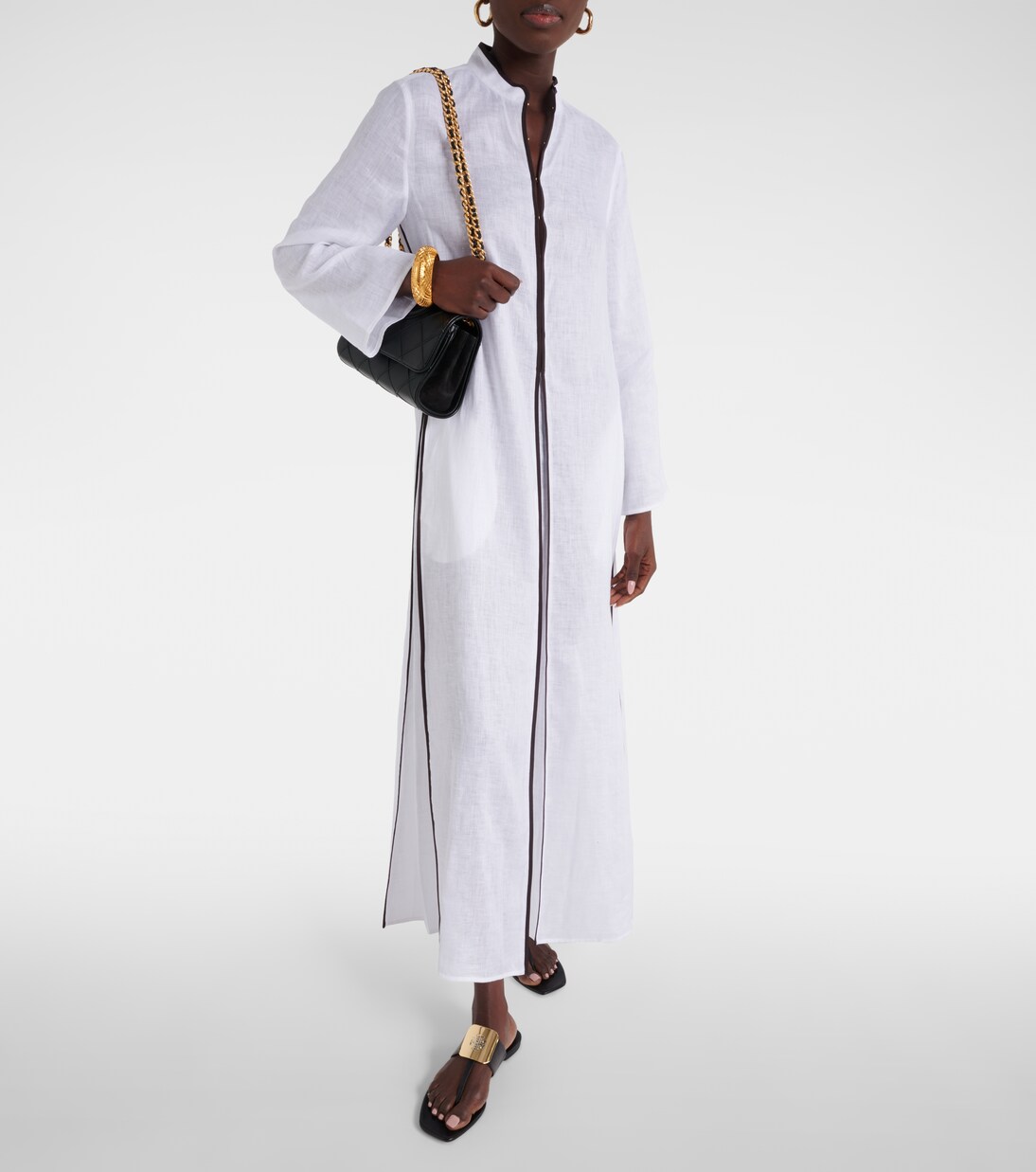 Sandalen Georgia aus Leder in Schwarz - Tory Burch | Mytheresa 